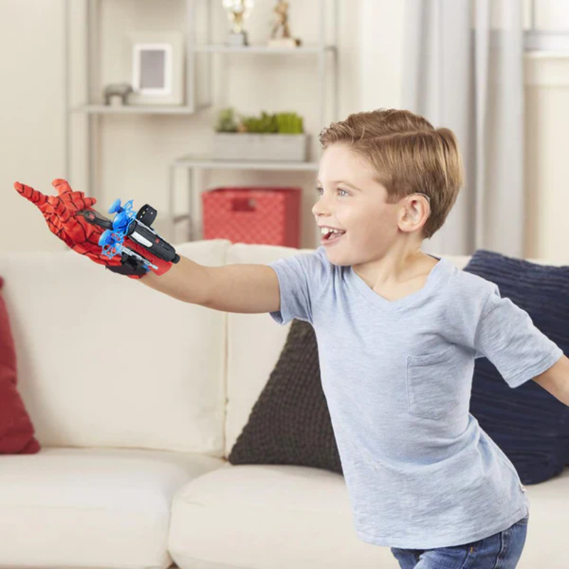 SpiderKids™ - Guante Hombre Araña Lanza Telarañas Infantil