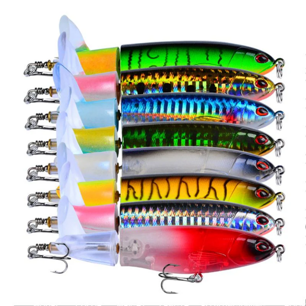 Kit Señuelos Artificiales Giratorios para Pesca (COMPRE 6 LLEVE 8)