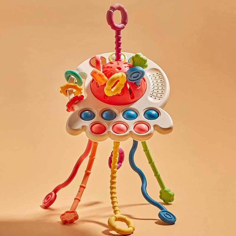 Juguete Montessori OVNI sensorial 3 en 1