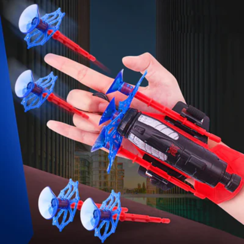 SpiderKids™ - Guante Hombre Araña Lanza Telarañas Infantil