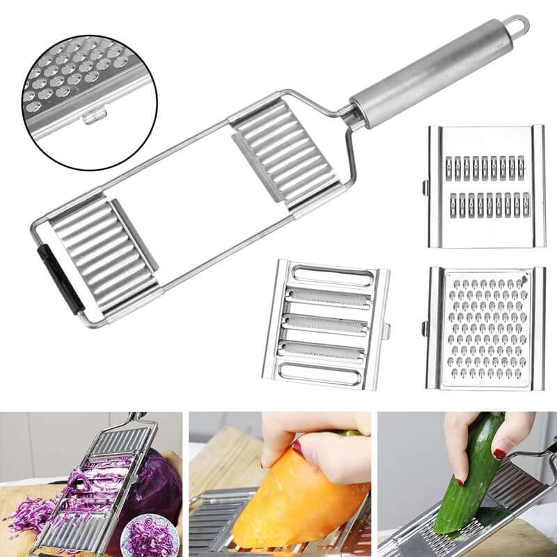 Cortador de Verduras Inoxidable 4 en 1