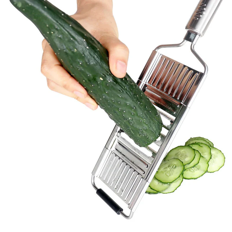 Cortador de Verduras Inoxidable 4 en 1
