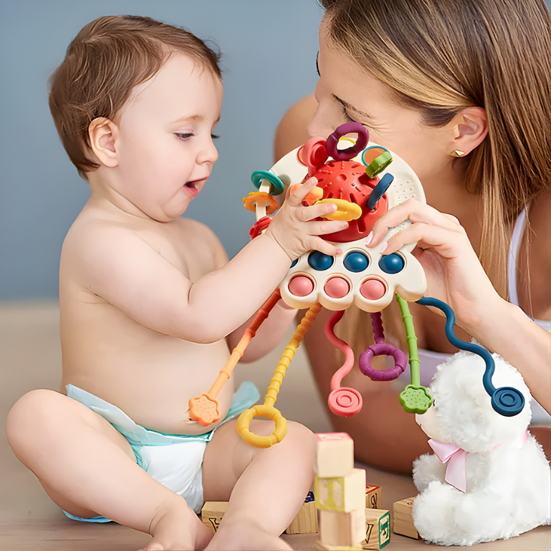 Juguete Montessori OVNI sensorial 3 en 1
