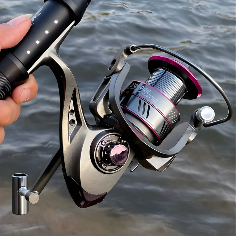 Reel de Pesca Profesional Drag 12 kg y 13 Rulemanes