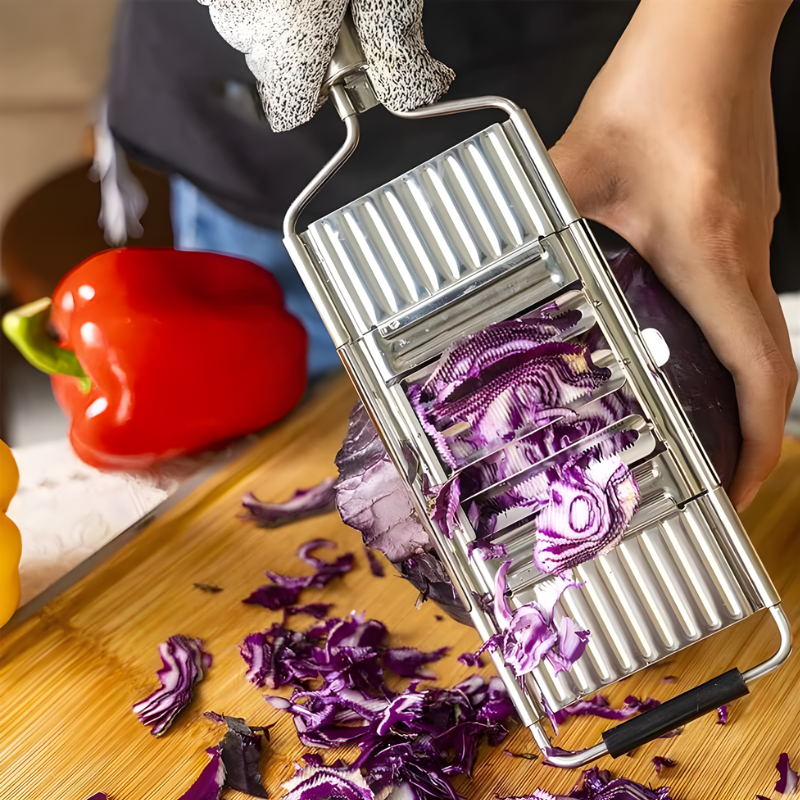 Cortador de Verduras Inoxidable 4 en 1