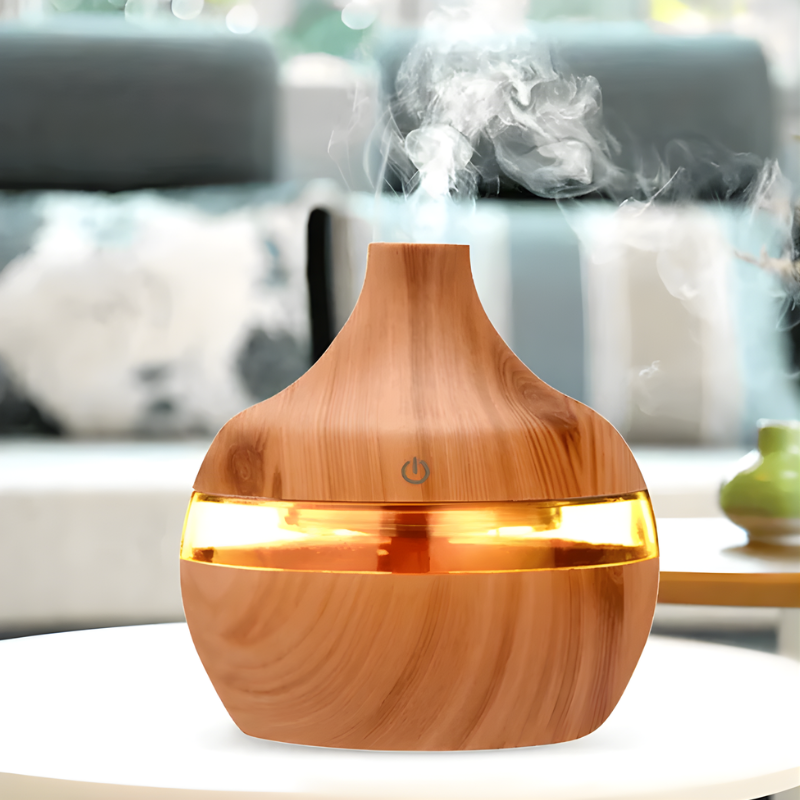 Humidificador y Aromatizador de Aire Ultrasónico USB con LED
