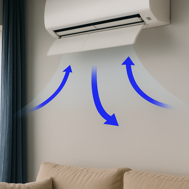 Deflector de Aire Acondicionado Ajustable - WindFree®