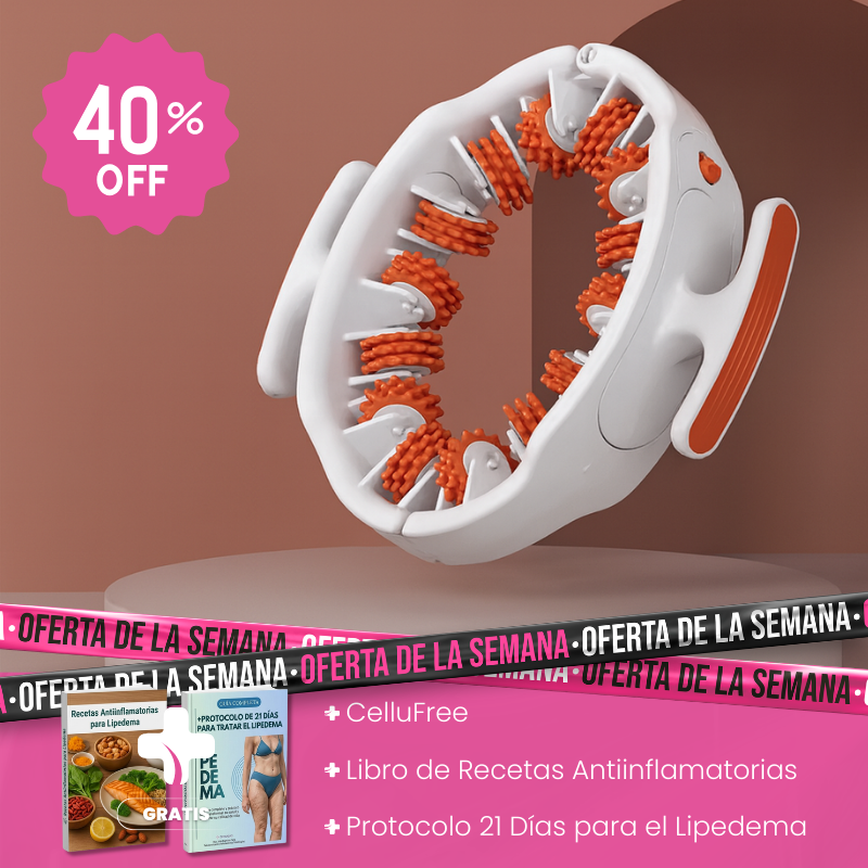 Rodillo Masajeador Anticelulitis 360° – CelluFree®