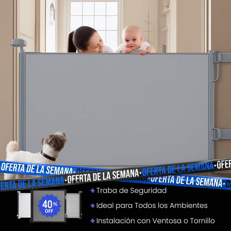 SecuriFlex™ - Portón de Seguridad Retráctil