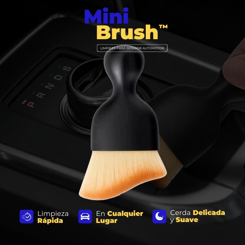 Cepillo de Limpieza para Interior Automotriz - MiniBrush™