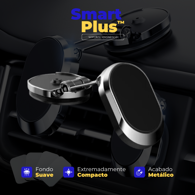 Soporte Magnético para Celular Automotriz - SmartPlus™