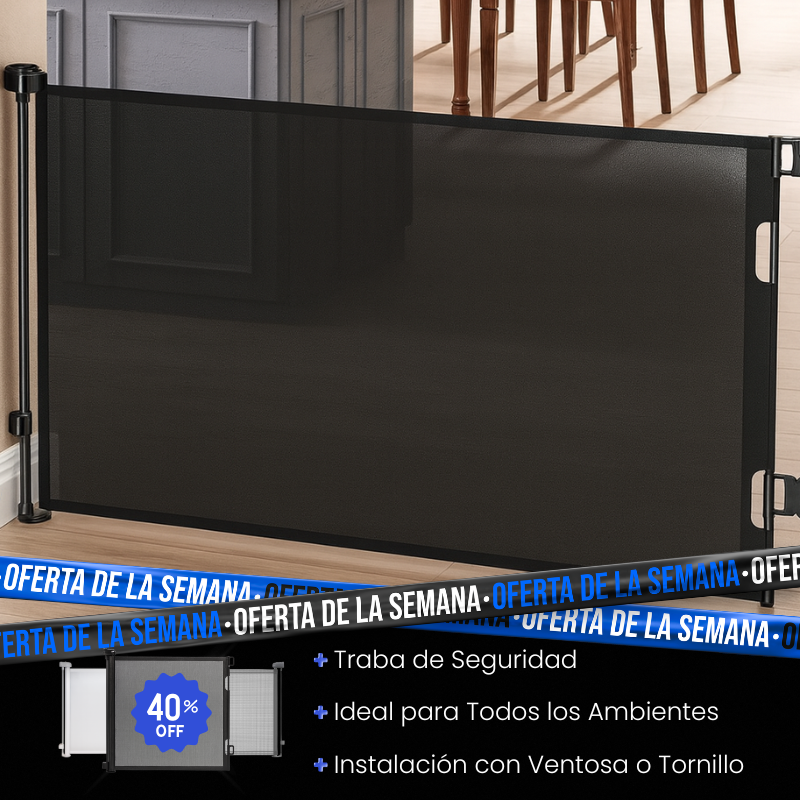 SecuriFlex™ - Portón de Seguridad Retráctil