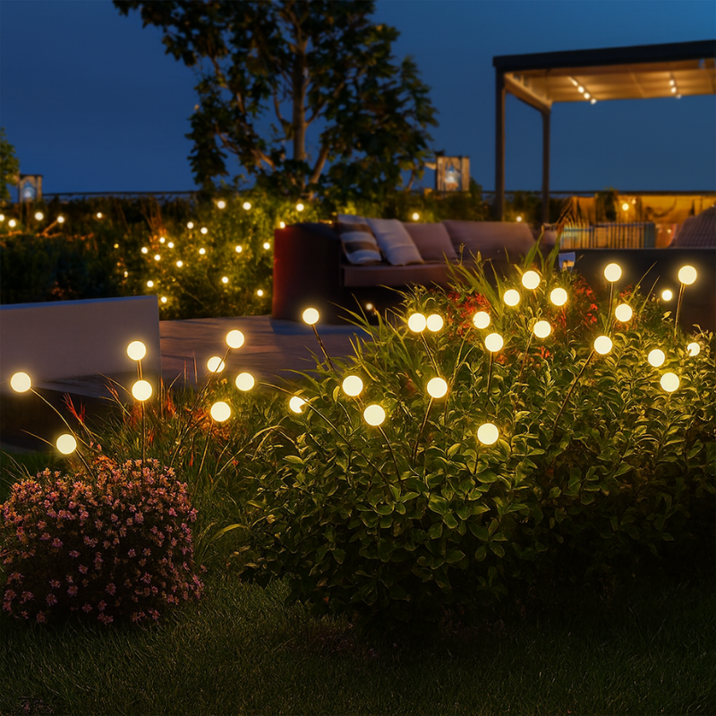 Kit de Luminarias Luciérnaga con Energía Solar