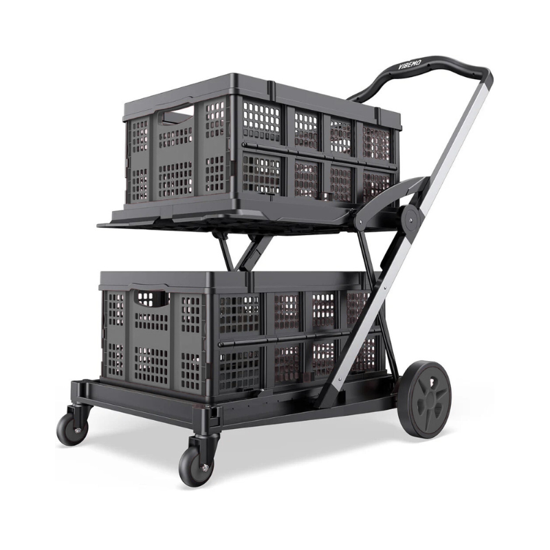 Carrito de Compras Plegable y Portátil – FlexiCart™ (Oferta Limitada)